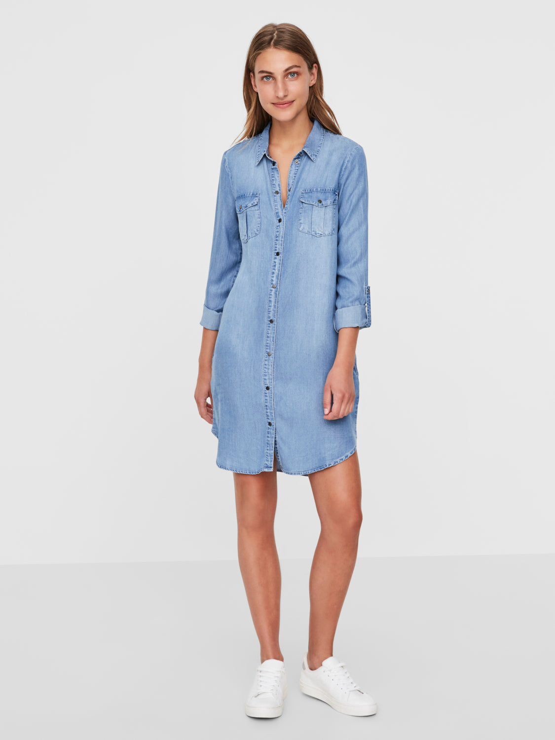 VMSILLA Dress - Light Blue Denim